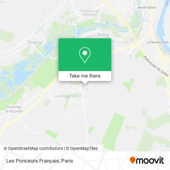 Les Ponceurs Français map