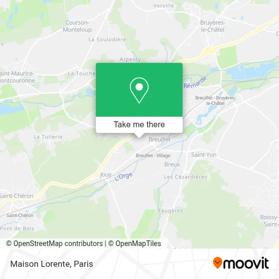 Maison Lorente map