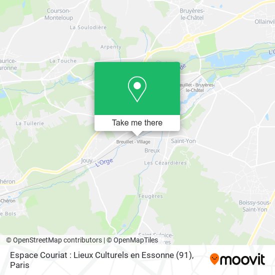 Espace Couriat : Lieux Culturels en Essonne (91) map