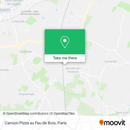 Camion Pizza au Feu de Bois map