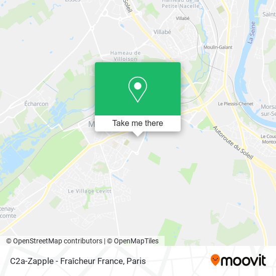 Mapa C2a-Zapple - Fraîcheur France