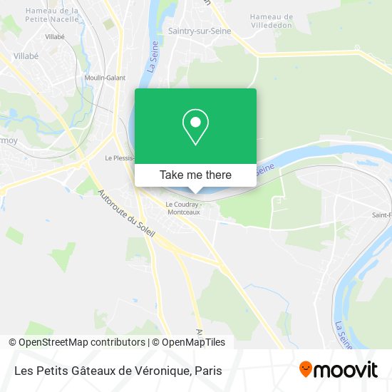 Les Petits Gâteaux de Véronique map