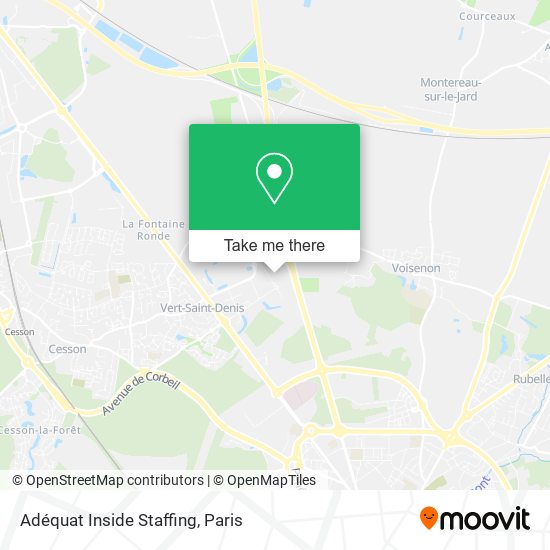 Adéquat Inside Staffing map