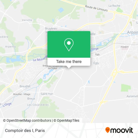 Comptoir des I map