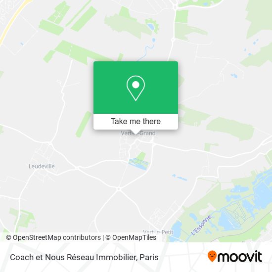 Coach et Nous Réseau Immobilier map