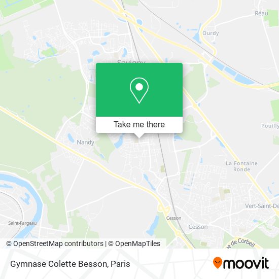 Gymnase Colette Besson map