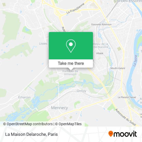 Mapa La Maison Delaroche