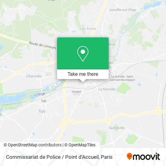 Commissariat de Police / Point d'Accueil map