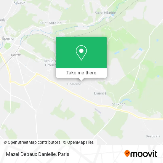 Mazel Depaux Danielle map