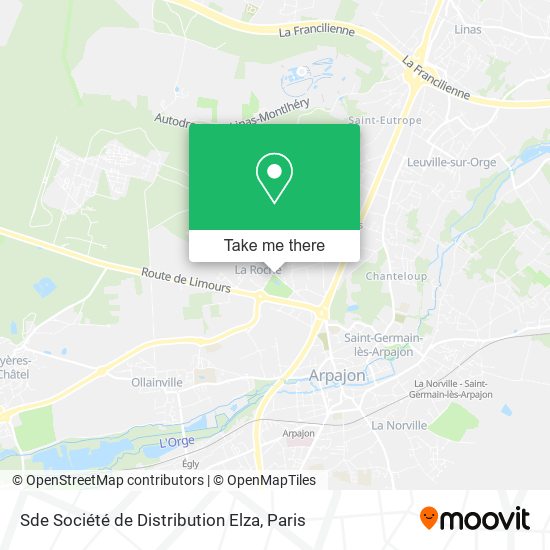 Sde Société de Distribution Elza map