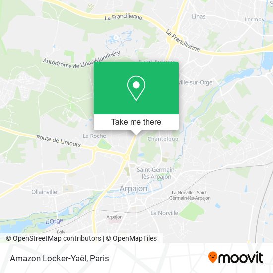 Amazon Locker-Yaël map