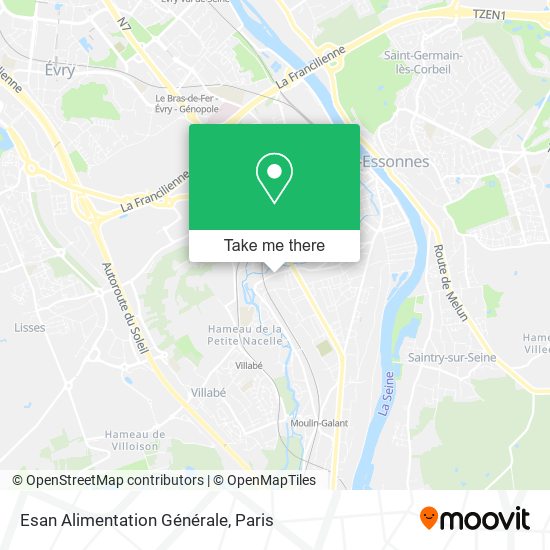 Esan Alimentation Générale map