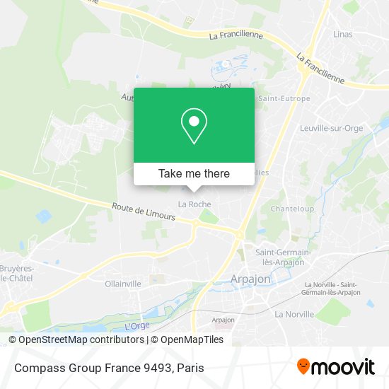 Compass Group France 9493 map