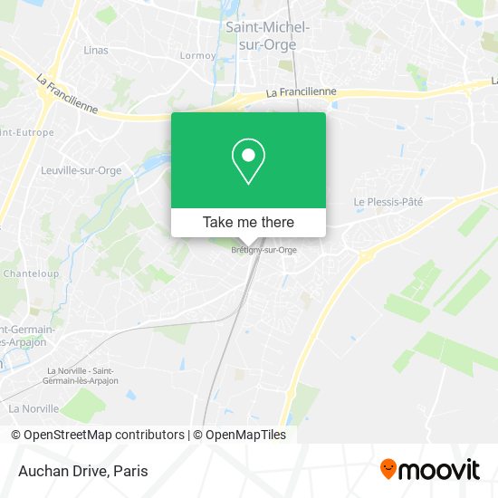 Auchan Drive map