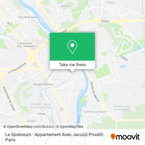 Mapa Le Spatinium - Appartement Avec Jacuzzi Privatif