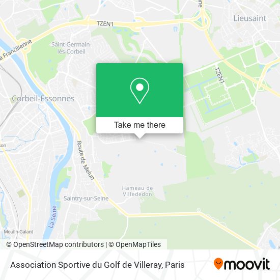 Association Sportive du Golf de Villeray map