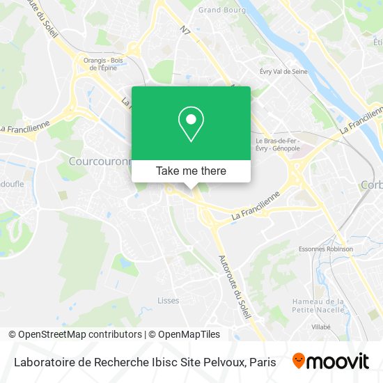 Laboratoire de Recherche Ibisc Site Pelvoux map