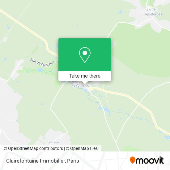 Clairefontaine Immobilier map