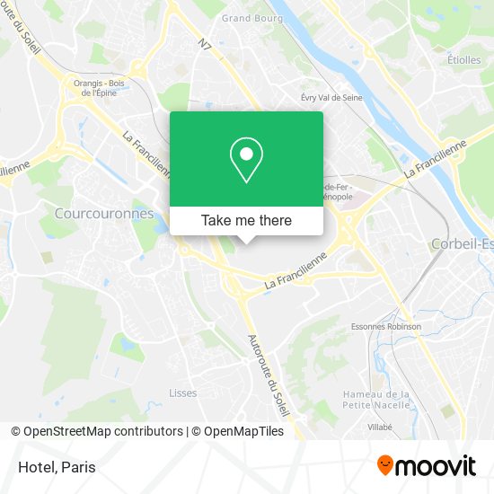 Hotel map