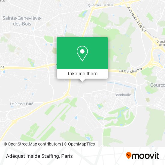 Adéquat Inside Staffing map