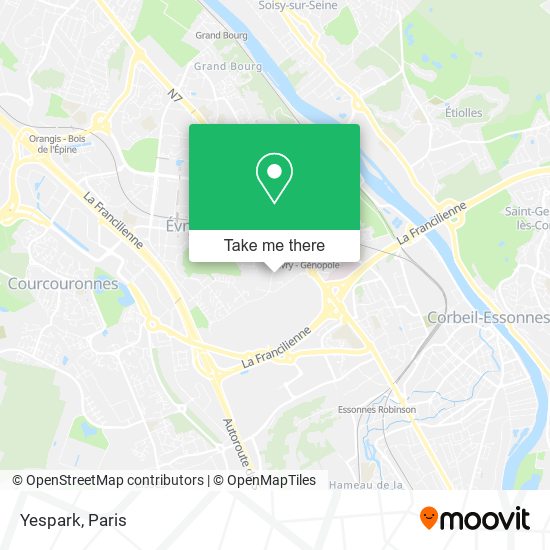 Yespark map