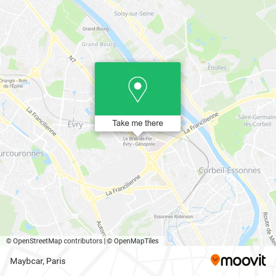 Maybcar map