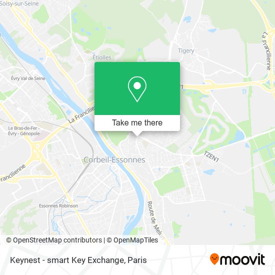 Keynest - smart Key Exchange map