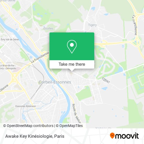 Awake Key Kinésiologie map