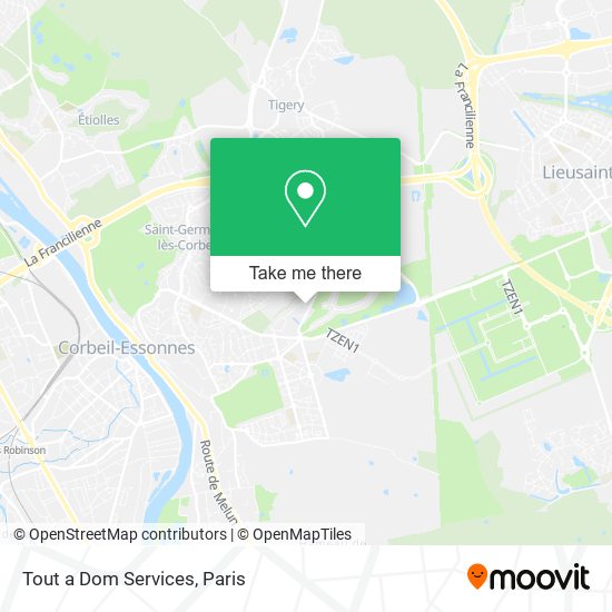 Tout a Dom Services map