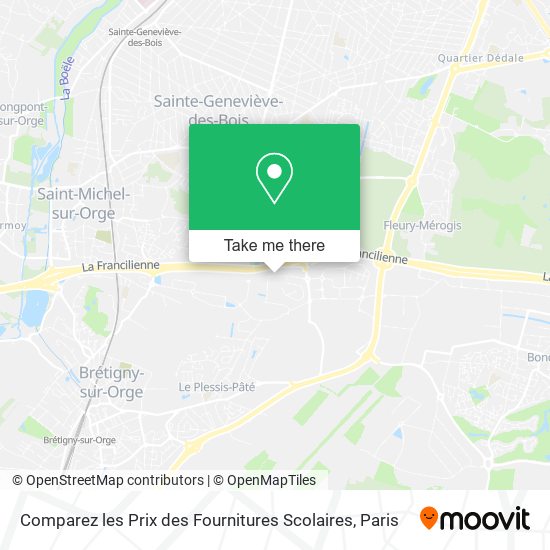 Comparez les Prix des Fournitures Scolaires map