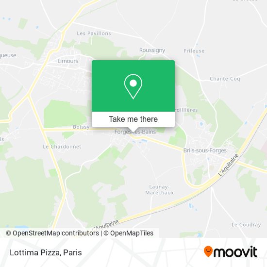 Lottima Pizza map