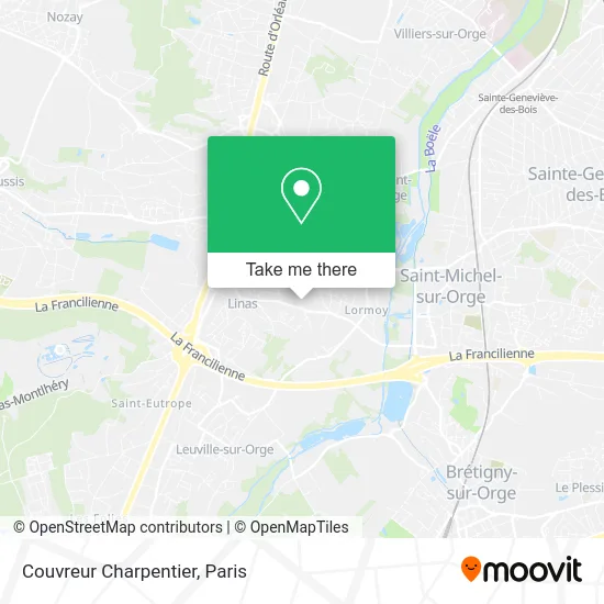 Couvreur Charpentier map