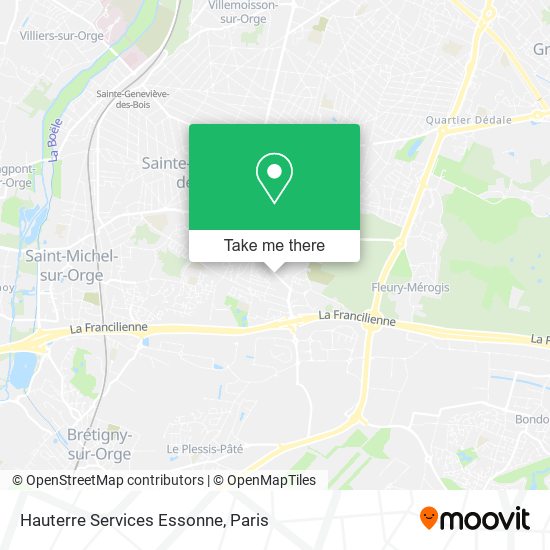 Hauterre Services Essonne map