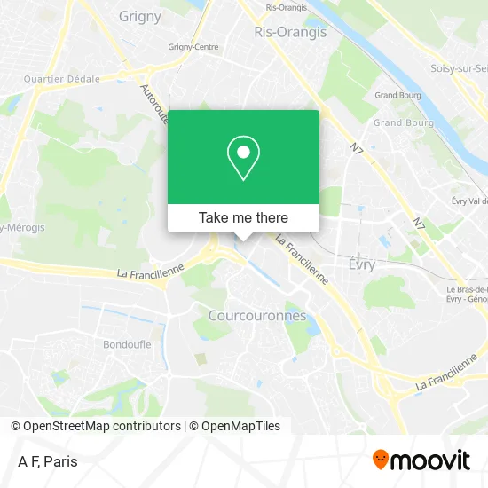 A F map