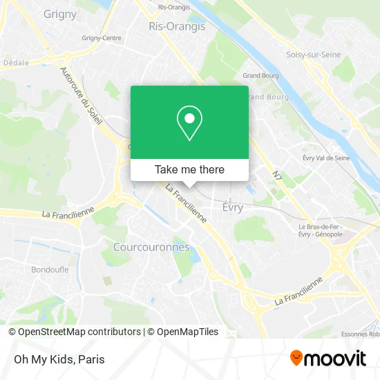 Oh My Kids map
