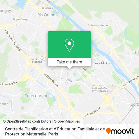 Centre de Planification et d'Éducation Familiale et de Protection Maternelle map