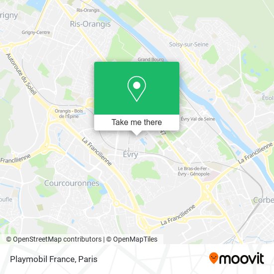 Mapa Playmobil France