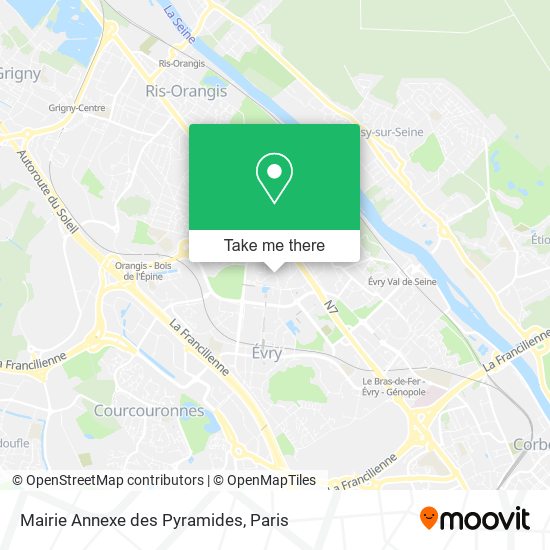 Mairie Annexe des Pyramides map