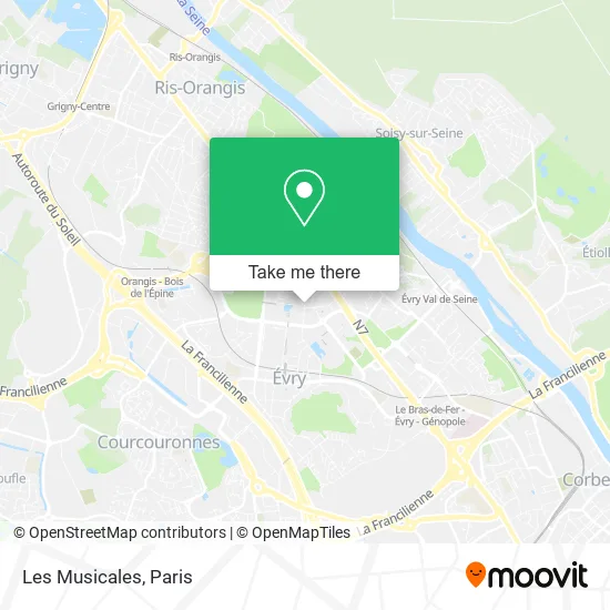 Les Musicales map