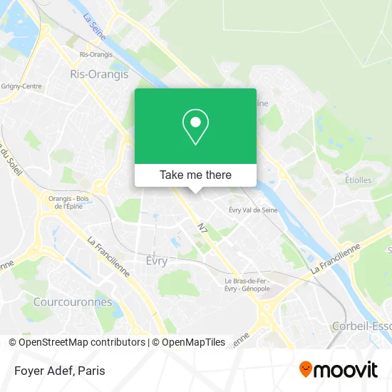 Foyer Adef map