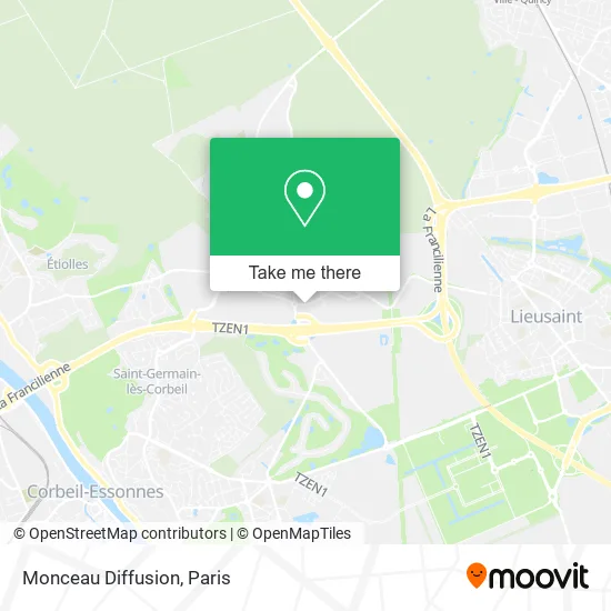 Monceau Diffusion map
