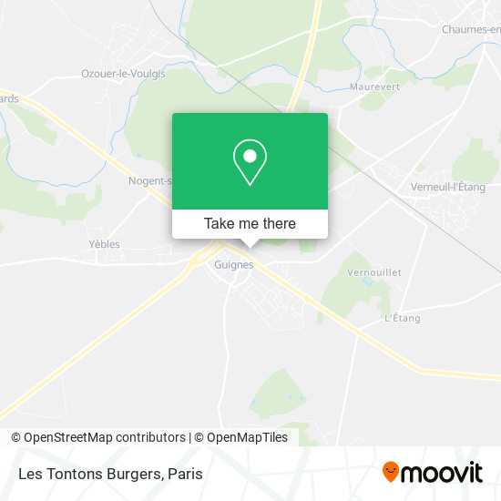 Les Tontons Burgers map