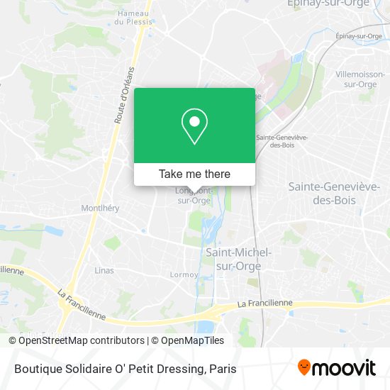 Boutique Solidaire O' Petit Dressing map