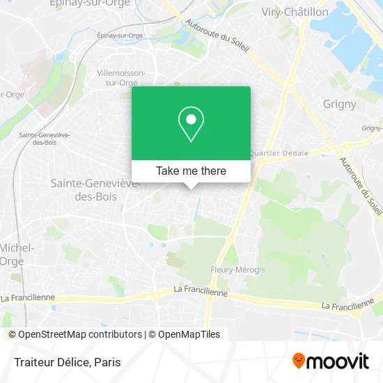 Traiteur Délice map