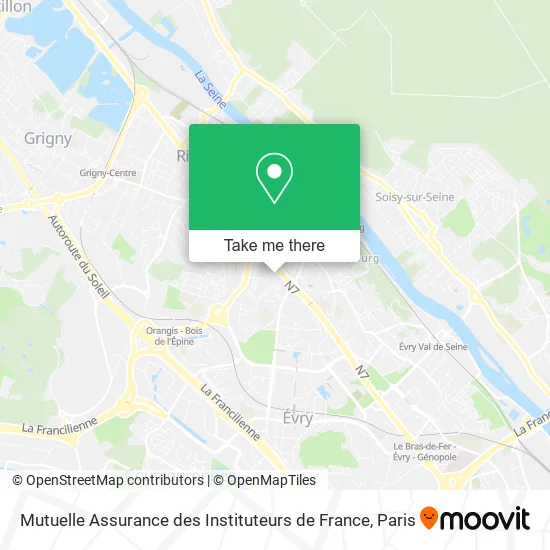 Mutuelle Assurance des Instituteurs de France map