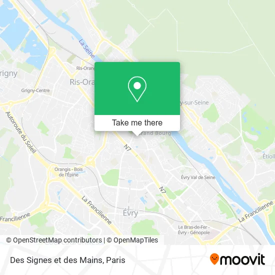 Des Signes et des Mains map