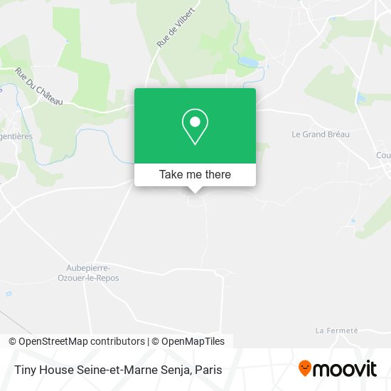 Mapa Tiny House Seine-et-Marne Senja