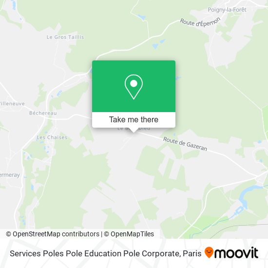 Services Poles Pole Education Pole Corporate map