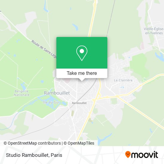 Mapa Studio Rambouillet