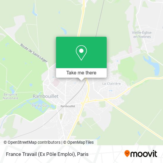 France Travail (Ex Pôle Emploi) map